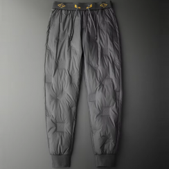 2 Pcs White Duck Down Waterproof Windproof Lightweight Puffer Down Pants