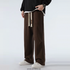 4 Prs Winter Thickened Fleece Lined Sweatpants