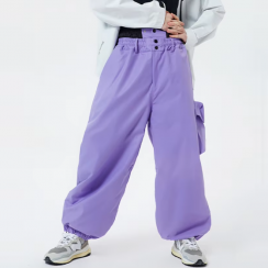 2 Prs Winter Warm Snow Ski Leisure Soft Shell Hiking Pants With Extra Pockets